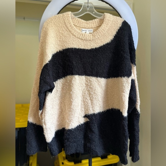 Apiece Apart Superfine Alpaca Elle Textured Sweater Abstract Print - Picture 10 of 16